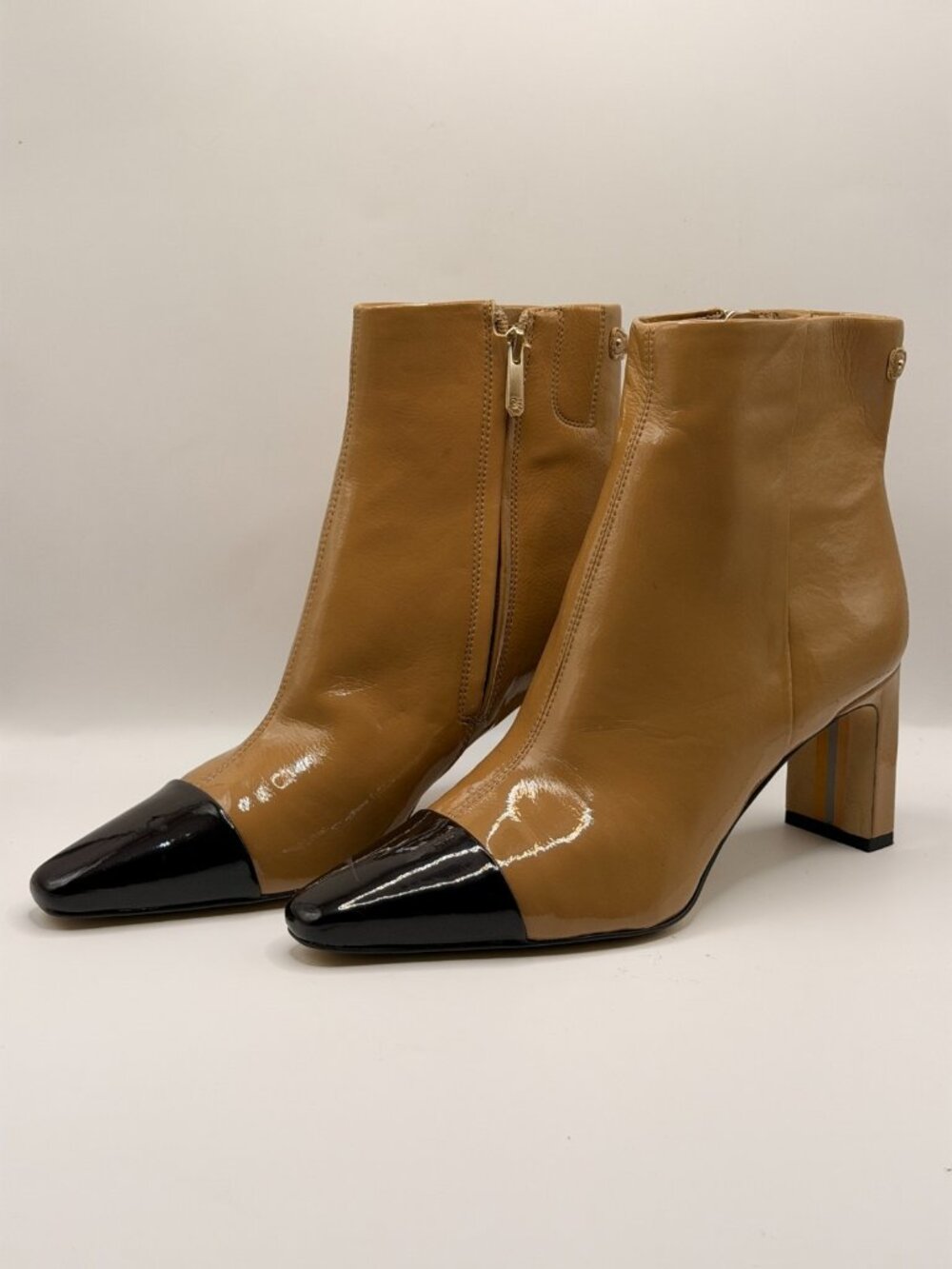 Sam Edelman Womens Saige Cap Toe Heel Bootie Sz 8.5